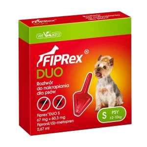 Fiprex DUO S<br/> dla psów od 2 do 10 kg 